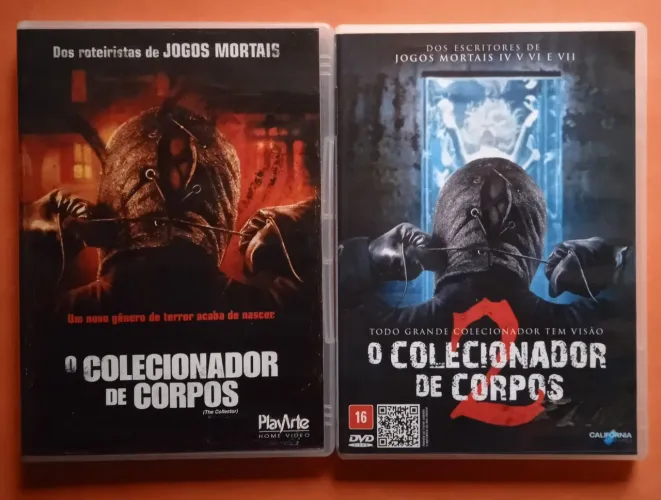 Dvd O Colecionador de Corpos 1 e 2