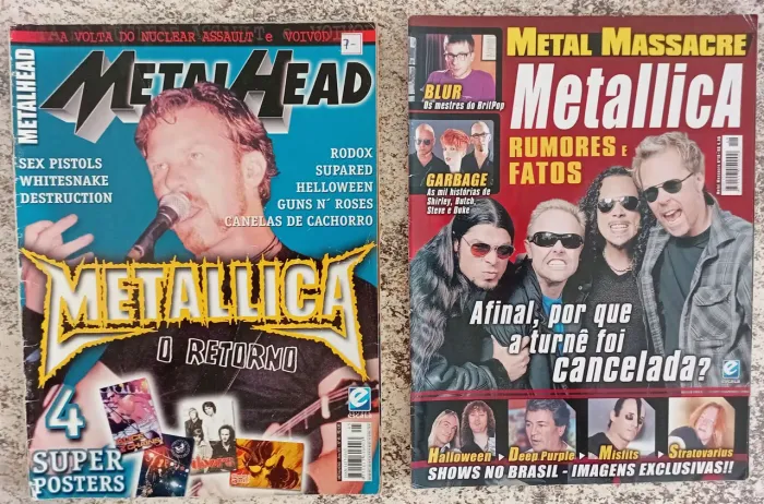Metalhead e Metal Massacre - Revista de Metal - Edição Especial Metallica