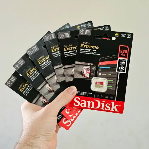 Cartão microSD SanDisk 256gb original