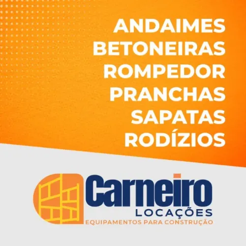 Aluguel de equipamentos andaimes, escoras.