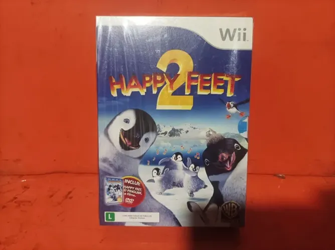 Box Happy Feet 2 Nintendo Wii (Jogo + Filme) LACRADO