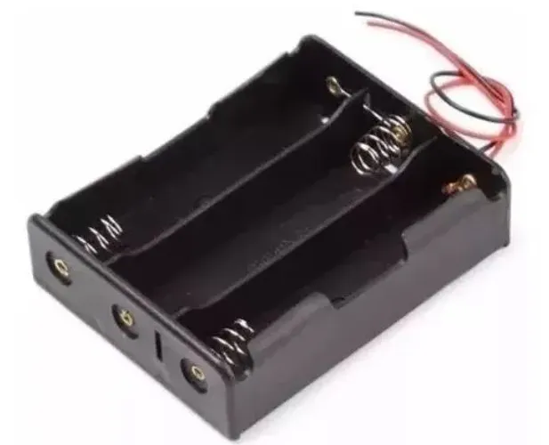 Suporte Para 3x Baterias Pilhas 18650 3,7v  Arduino Automação Robotica COD-CP362 