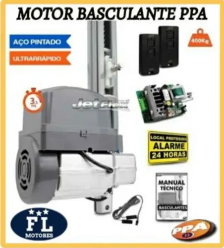 Motor para portão Basculante, PPA , ROSSI , GAREN e instalação