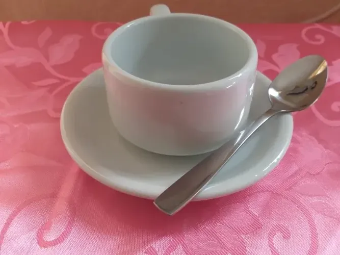 Aluguel Locação Xicara de Chá C/Pires Porcelana Branca sai 1,19