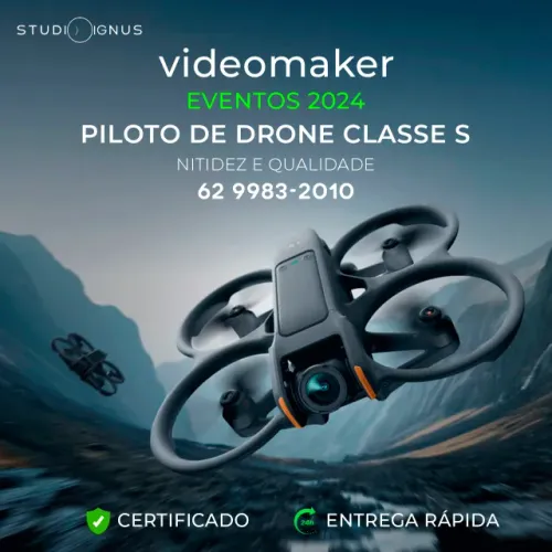 Filmagens aéreas com drone profissional
