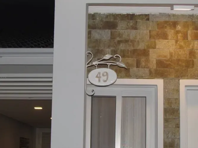 Número Residencial Exclusivos em erro Forjado na CasaDeFerro