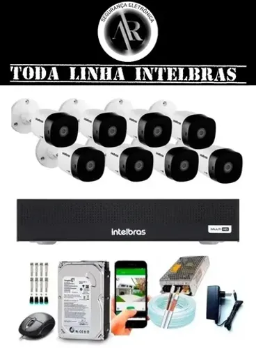 Toda linha de câmeras Intelbras hikvision e Motorola na promoção