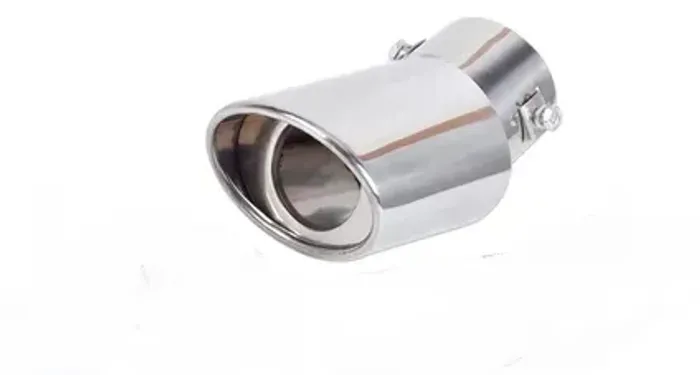 Ponteira de Escapamento Universal Parafusada - Cromada Inox