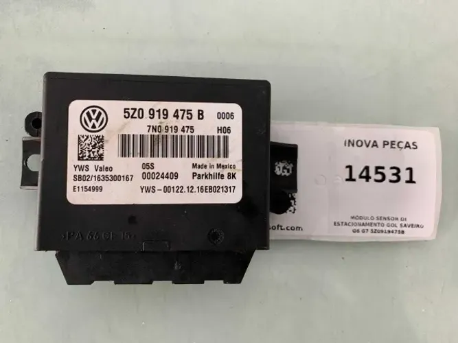 Módulo Sensor De Estacionamento Gol saveiro g6 g7 C/ Detalhe