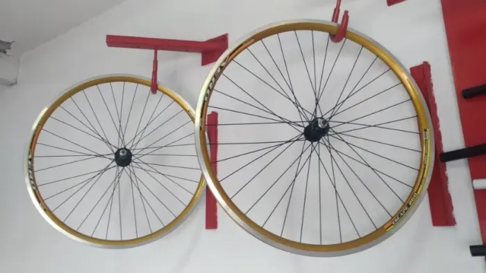 Produto Novo - Par de Rodas Aero 26 Dourada
