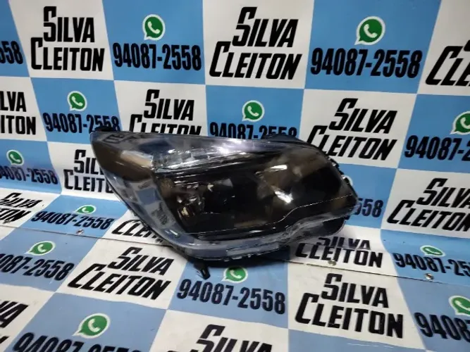 farol direito s10 2012 ate 2016 mascara negra sem projetor novo importado