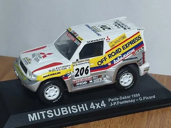 100 Anos Do Automóvel De Competição Mitsubishi Pajero 4x4 Bs