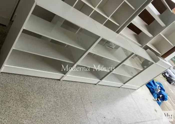 Balcão Caixa + 3 Balcões Vitrine - 100% madeira MDF