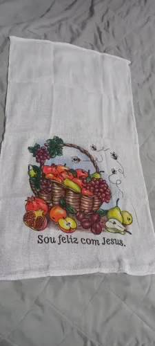Pano de prato estampado