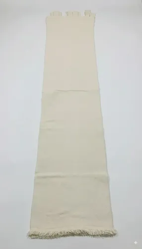Cortinão de algodão cru artesanal
