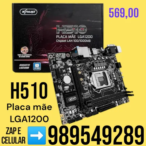 Placa mãe  H510 LGA1200