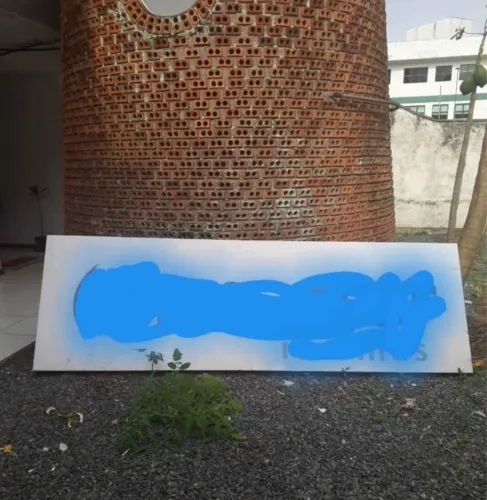 Vende se ou troca placa em aço