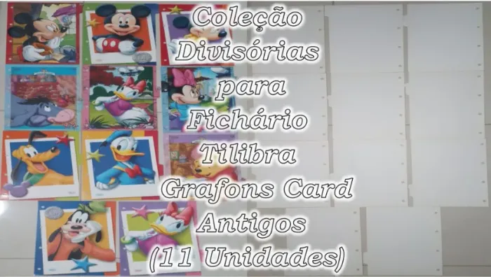 Divisórias para Fichari. Diversas Antigas
