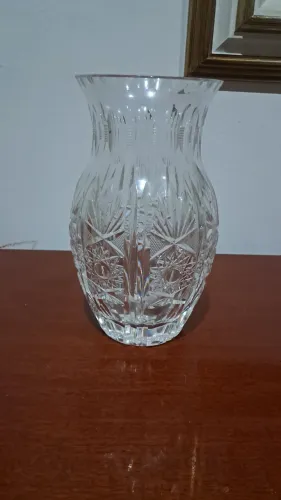 Vaso de Cristal tcheco bavaria