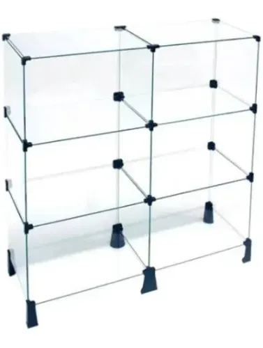 Balcão vidro modulado