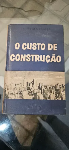 O Custo de Construção - Livro Usado