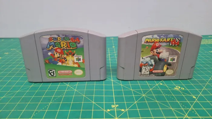 Super Mario 64 e Mario kart 64 originais