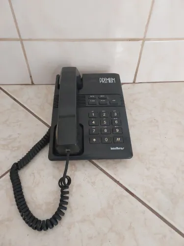 Telefone Fixo Intelbras Premium antigo 