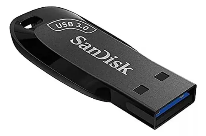 Pendrive 128gb Sandisk Ultra Shift usb 3.0 - Novo - Lacrado - Loja Coimbra Computadores