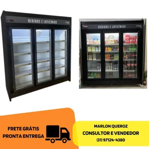 Expositor de Bebidas 3 Portas Polar