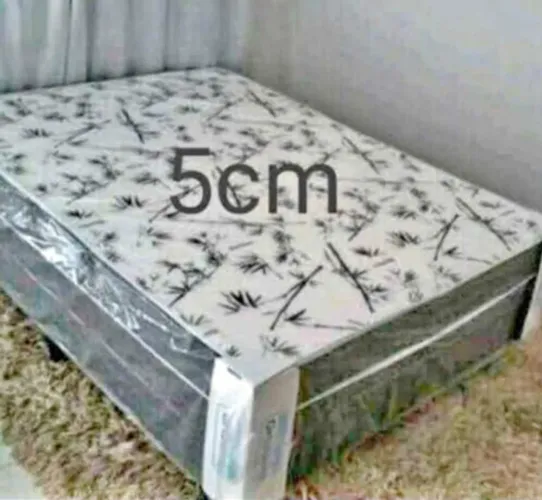 Cama Box Casal com 5cm de Espuma