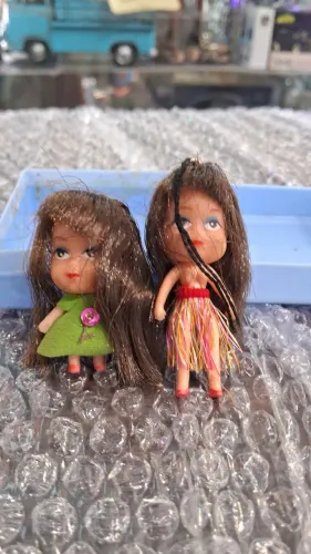 2 Raras Mini Bonecas Liddle Kiddle Vintage: 1960 - em perfeito estado de conservação
