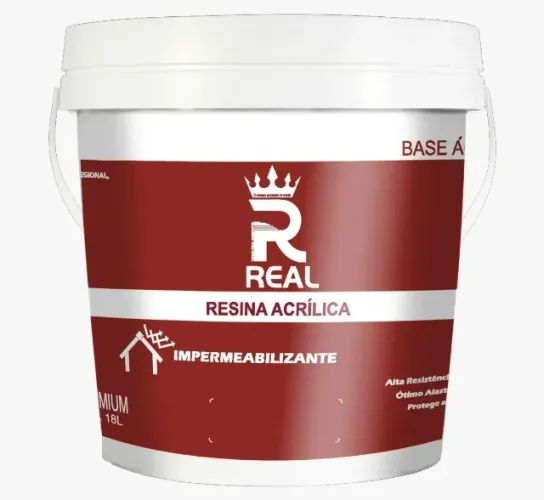 Resina Real Incolor 18L Base Agua
