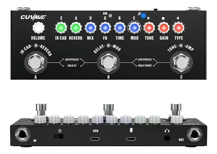 Pedal De Efeito M-vave Cube Baby Guitarra Multifuncional 10x R$ 34,00