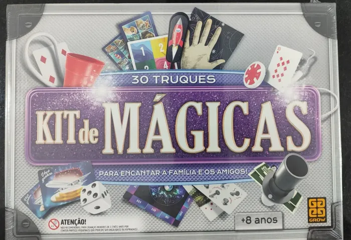Kit de Mágicas - 30 Truques - Nova Embalagem - Grow