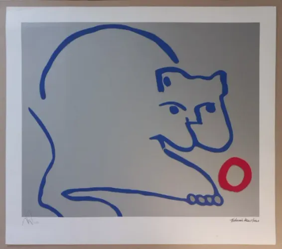 Gravura de Aldemir Martins - Quadro em serigrafia
