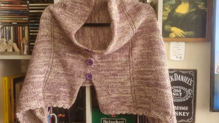 PONCHO CURTO TRICOTAGEM 