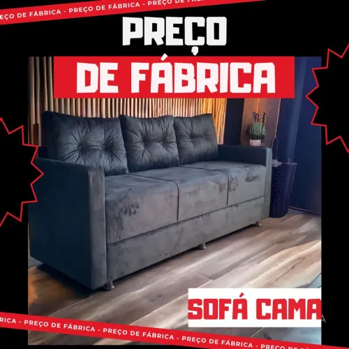 SOFÁ CAMA 3 Lugares - Preço de FÁBRICA