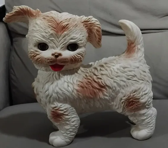 Cachorro Serelepe de vinil antigo