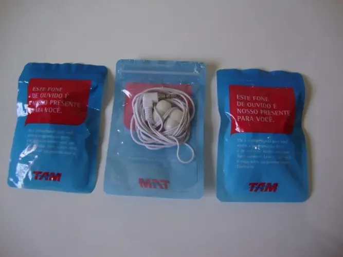 Fone de Ouvido Promocional TAM.