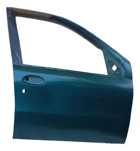  Porta Dinteira Direita Fiat Grand Siena 1.0 2000 Dianteira Verde