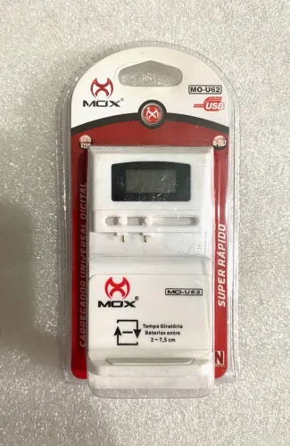Carregador Universal para Diversos Tipos de Bateria Câmera