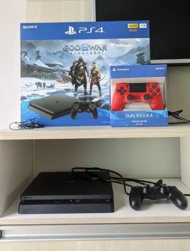 PS4 God of War Ragnarok - Console + Jogo + Controle