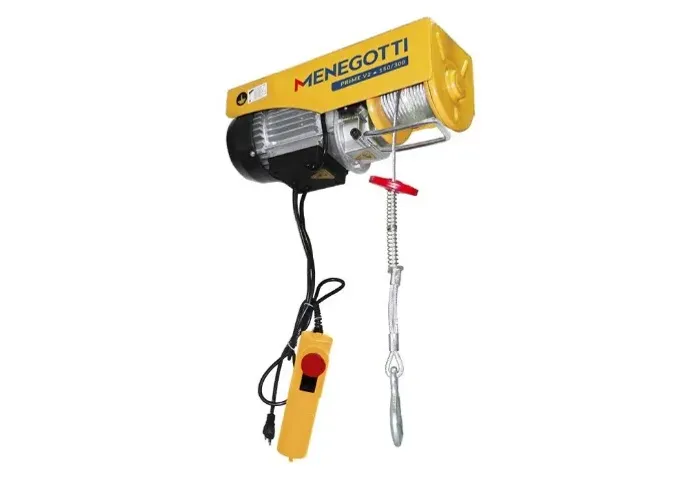 GUINCHO DE COLUNA MENEGOTTI V2 150/300KG 12,6M 220V