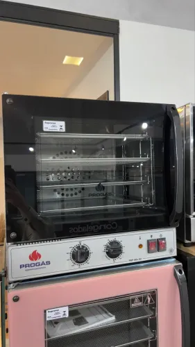 Forno elétrico conveccao 4 esteiras - pronta entrega - novo 