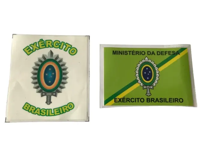 Dois Adesivos Exército Brasileiro