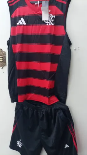 CONJUNTO DE COLETE E BERMUDA ESPORTIVA MALHA ORIGINAL