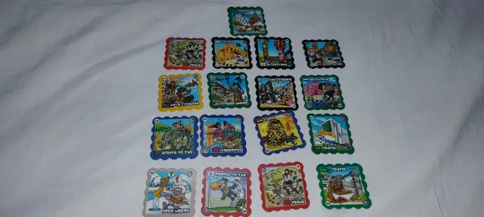 Coleção 17 Cards Cadê Chester Cheetos Elma Chips