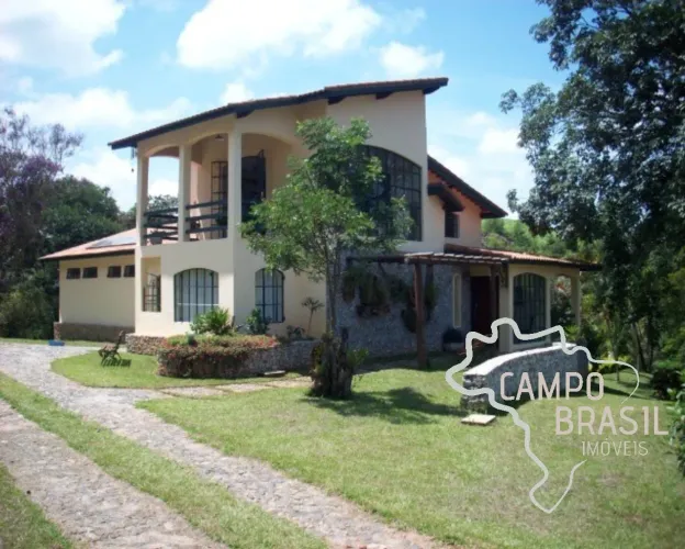 SÍTIO ESPETACULAR COM 83.000M² EM JAMBEIRO, NO ASFALTO COM CASA SEDE, 4 CHALÉS E CASA DE C