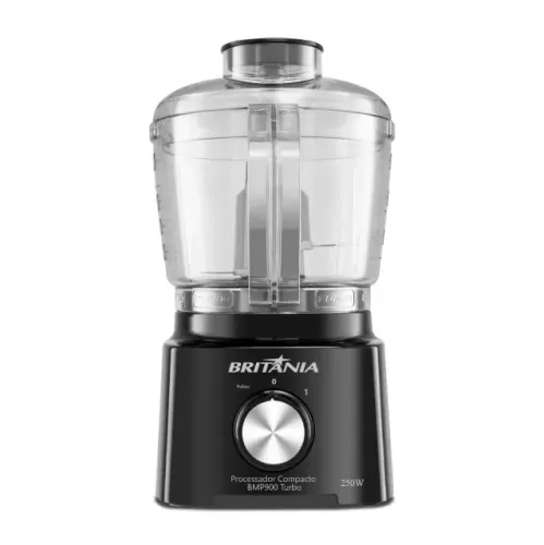 Processador Britânia BMP900P Compacto Turbo, 300W, 500ml c/ função Revert - 110V (NOVO)