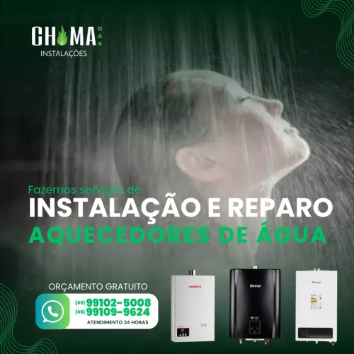 Instalação e Manutenção de Aquecedor a gás